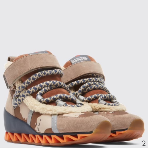 Camper Shoes - Camper x Bernhard Willhelm | Shearling Ankle Booties